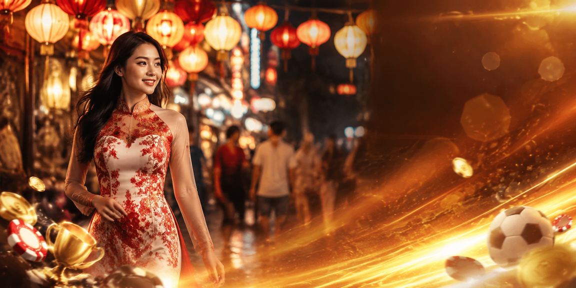 Người chơi tại chợ đêm Hà Nội tham gia trò chơi bài truyền thống trong không khí sôi động